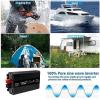 2250W Pure Sine Wave Inverter Peak Power 4500W 12V 24V 48V DC to 110V 220V AC Converter,Power Inverter for Home Camping RV,12v to 220v view 4
