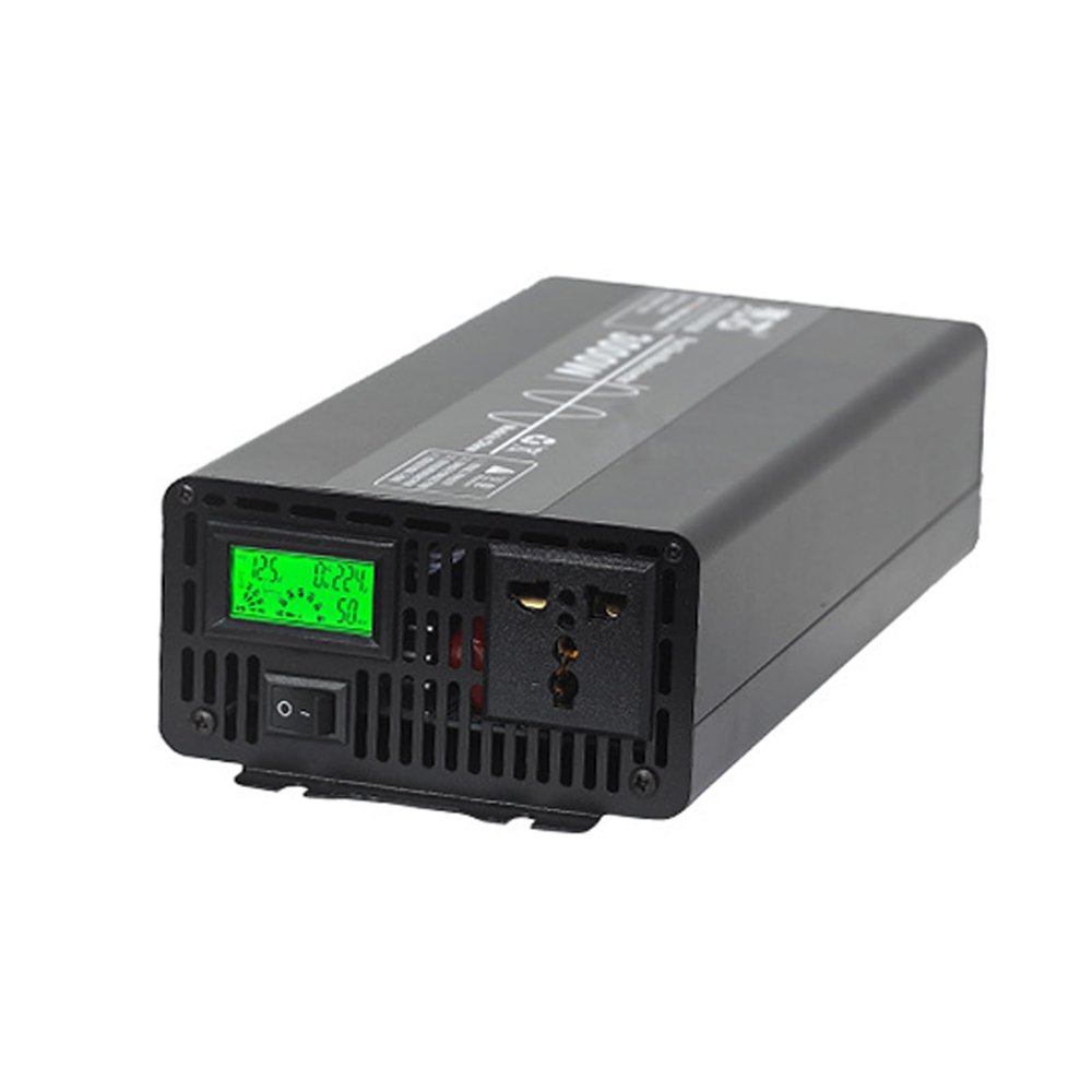 1500W Pure Sine Wave Inverter 12V 24V 48V 60V to 110V 220V Power Inverter Peak Power 3000W DC to AC Converter,Power Inverter for Home Camping RV,48V to 220V