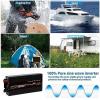 1500W Pure Sine Wave Inverter 12V 24V 48V 60V to 110V 220V Power Inverter Peak Power 3000W DC to AC Converter,Power Inverter for Home Camping RV,48V to 220V view 4