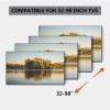 DXDRT Tilting TV Wall Mount for Most 32-98 inch TVs up to 80 kg/176 lbs, Low Profile TV Mount with Swivel Tilt Extendable Arms, Sturdy TV Wall Mount Bracket Max VESA 600x400mm view 2
