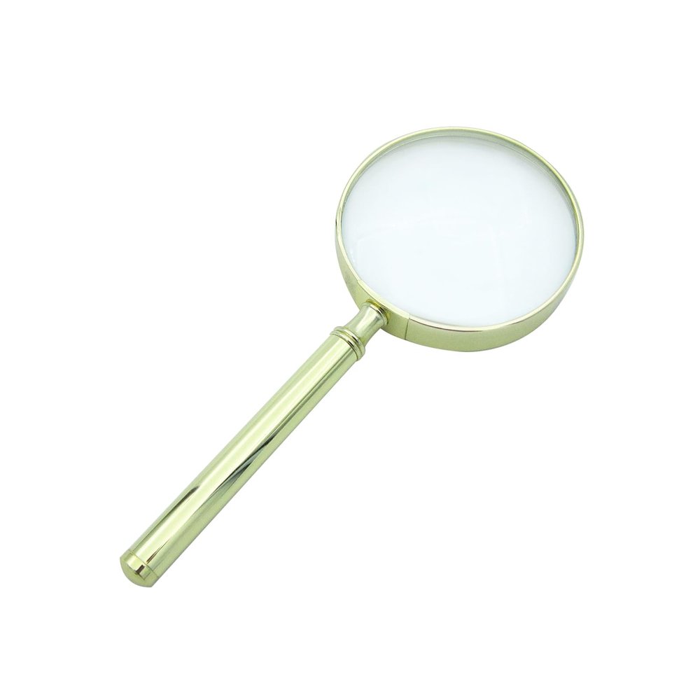 BIJOOT All Brass Metal High Magnifying Glass 30X Magnifying Glass