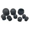 GatherTOOL 2/4/10Pcs Black Domed Round Plastic Blanking End Caps Chair Feet Tube Pipe Inserts Plug 16/20/28/30/35/38/40/42/45/48/50mm (Color : Black 22mm, Size : 2pcs) view 1
