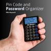 Pin-Master Password Keeper (150 Codes  60 Characters Each) - Low Tech Electronic PIN Code & Password Organizer (Credit Card Size 3.370 in x 2.125 in) The Password Journal Device fits in Your Wallet view 3