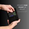 Pin-Master Password Keeper (150 Codes  60 Characters Each) - Low Tech Electronic PIN Code & Password Organizer (Credit Card Size 3.370 in x 2.125 in) The Password Journal Device fits in Your Wallet view 4
