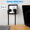 2 Pack Multi Plug Socket, USB Wall Charger, Surge Protector, 3 Outlet Extender 3 USB Ports (2 USB C), 1050J Power Strip Electrical Outlet Splitter Wall Plug Adapter Spacer for Home Travel Office view 3