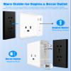 2 Pack Multi Plug Socket, USB Wall Charger, Surge Protector, 3 Outlet Extender 3 USB Ports (2 USB C), 1050J Power Strip Electrical Outlet Splitter Wall Plug Adapter Spacer for Home Travel Office view 4