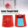 Laser Targets, 2 Pcs Magnetic Floor Laser Targets Card Plate High Visibility ABS Engineering Plastic for Red Beam Laser Level view 3