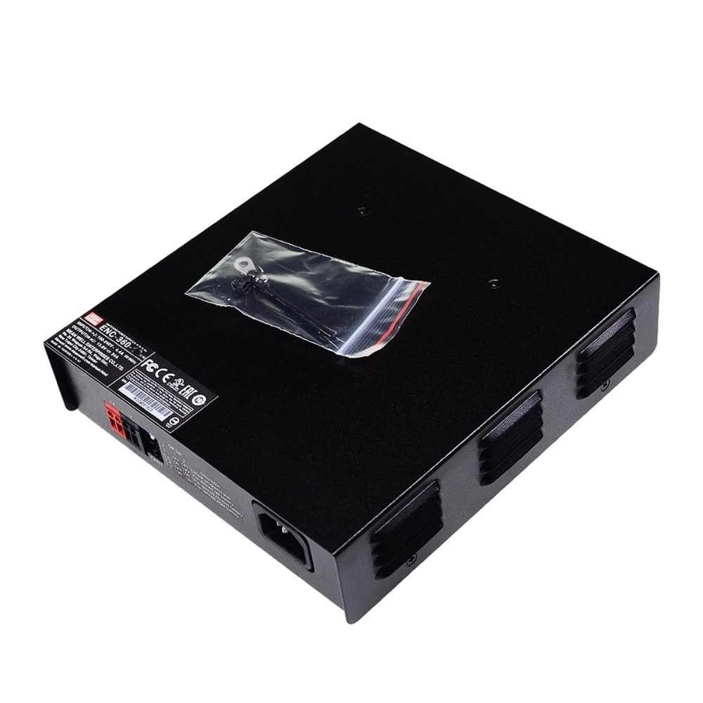 Mean Well ENC 360W Switching Power Supply ENC-360-48 Power Supply recharger Converter Transformer with PNC, Constant Voltage/Current Ultra Thin Design