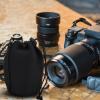 2pcs Camera Lens Pouch Bag Neoprene Dslr Lens Case Small Pouch for Protection Shockproof Water Resistant view 2