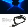 Aviation Headset Adapter Cable, Mini XLR 5 Pin Plug to GA Dual Plugs, Converts to Dual GA PJ055 PJ068, Portable and Compact, Material, Suitable for ASA view 3