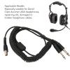 Aviation Headset Adapter Cable, Mini XLR 5 Pin Plug to GA Dual Plugs, Converts to Dual GA PJ055 PJ068, Portable and Compact, Material, Suitable for ASA view 4