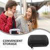 OSALADI Portable Earphone Storage Bag Data Cable Organizer Case for Travel Lightweight Zipper Earphone Holder Compact Design for Headphones and Accessories Shape view 4