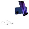 BoxWave Stand and Mount Compatible with Xgody K40 - Pocket Aluminum Stand 3-in-1, Portable Multi Angle Viewing Riser - Metallic Silver view 1