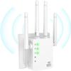 Extender 1200Mbps Dual Band WAN LAN Port, Through Wall Amplifier Internetfor Stable and Strong Coverage view 1