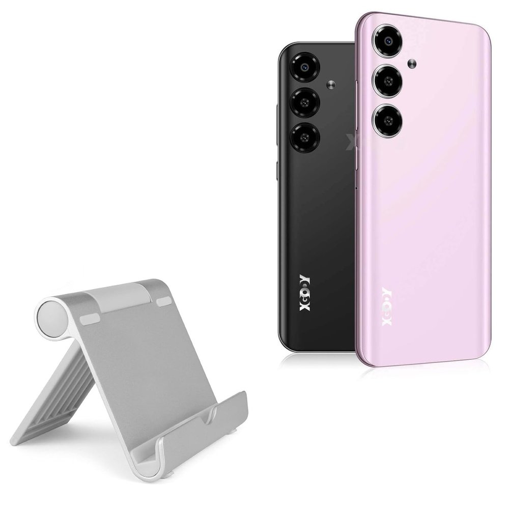 BoxWave Stand and Mount Compatible with Xgody V50 - VersaView Aluminum Stand, Portable, Multi Angle Viewing Sturdy