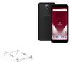 BoxWave Stand and Mount Compatible with Cherry Mobile Flare P3 Plus - Pocket Aluminum Stand 3-in-1, Portable Multi Angle Viewing Riser - Metallic Silver view 1