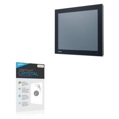 BoxWave Screen Protector Compatible with Advantech FPM-219 - ClearTouch Crystal (2-Pack), HD Film Skin - Shields from Scratches