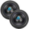 ATG Audio 12 inch 2.5" 4-Layer Aluminum 4 DVC 2 woofer Bundle view 1
