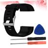 Amosfun 2pcs Band Replacement TPE Wristband Loop for Large Fashion Watch Strap Band for Accessories view 3