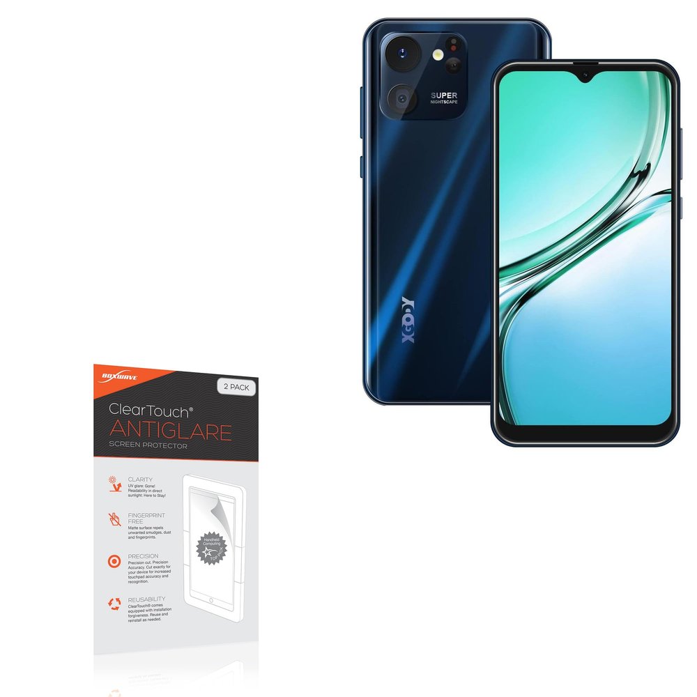 BoxWave Screen Protector Compatible with Xgody X16 - ClearTouch Anti-Glare (2-Pack), Anti-Fingerprint Matte Film Skin