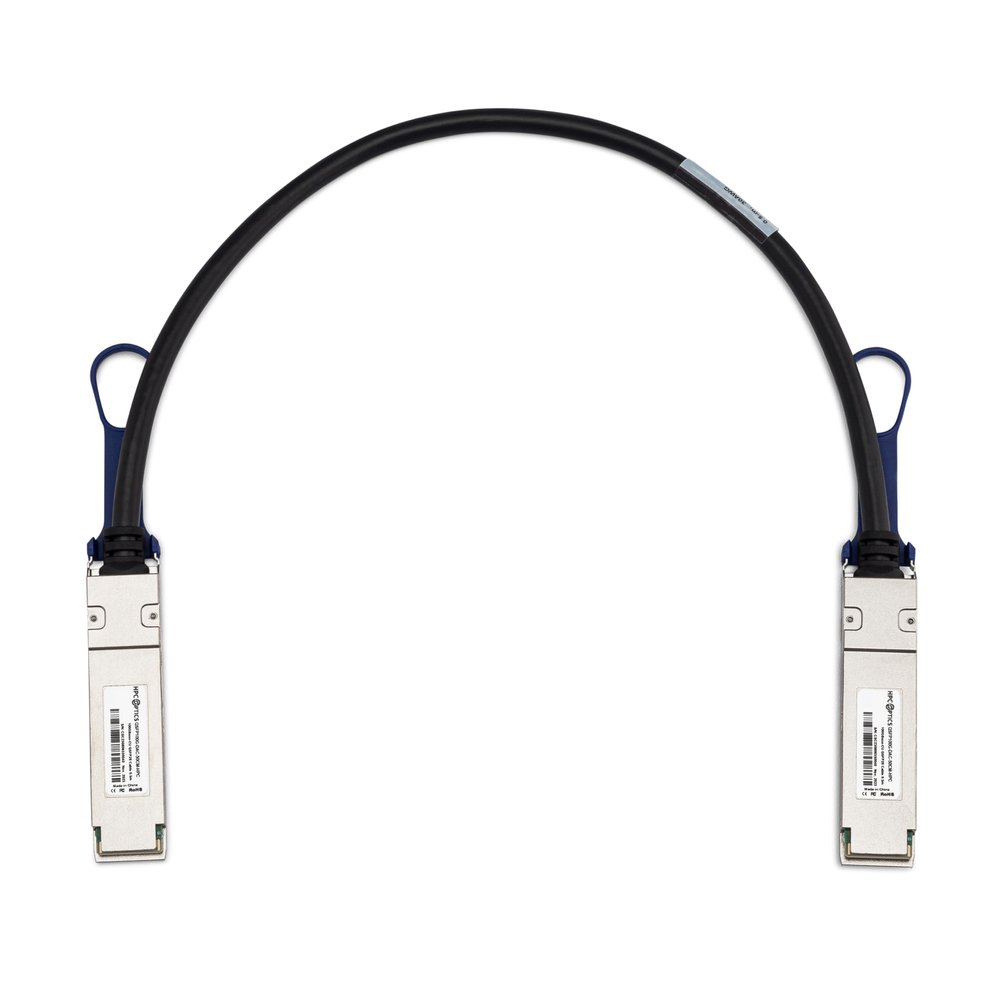 HPC Optics Compatible with Ubiquiti UACC-DAC-QSFP28-05M 100G QSFP28 to QSFP28 Twinax DAC Cable | 100GBASE-CR4 0.5 Meters UACC-DAC-QSFP28-05M-HPC