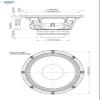 18 Sound 10NW750-8 Neo Mid Bass 10-inch State of The Art Low Frequency Woofer with Neodymium Magnet Structure view 3