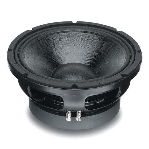 18 Sound 12MB1000-8 12-inch Midbass Driver Woofer High Output MB Ferrite Transducer 8 ohms Ideal for Direct Radiating or Horn Loaded Mid Bass Systems