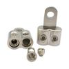 0/4 Gauge Screw Wire Butt Ring Terminal Connectors Car Audio Wire Power (0GA,Silver) view 3