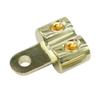 0/4 Gauge Screw Wire Butt Ring Terminal Connectors Car Audio Wire Power (0GA,Golden) view 1