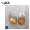 Chandelier Crystal Prisms Pendants 6pcs 60mm Gold Champagne Drops K9 Crystal Pendants Prisms Lighting Parts Hanging Decor Chandelier Crystal Prisms Pendants (Color : Gold Champagne) view 2