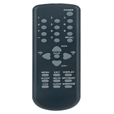 076E0RC011 Replace Remote Control Compatible with SANSUI Wide LCD TV HDLCD19WB RT076E0RC011 076E0RC01 HDLCD185W HDLCD1909 HDLCD1909A HDLCD1909B