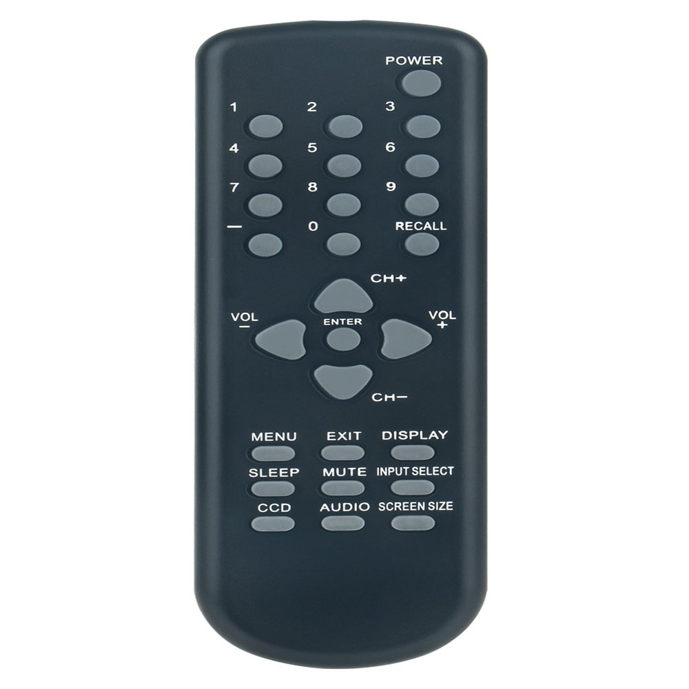 076E0RC011 Replace Remote Control Compatible with SANSUI Wide LCD TV HDLCD19WB RT076E0RC011 076E0RC01 HDLCD185W HDLCD1909 HDLCD1909A HDLCD1909B