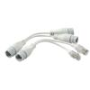ZEZEFUFU 2PCS 1 to 2 Adapter Network Splitter, RJ45 1 to 2 LAN Ethernet Socket Connector Adapter for Routers, Computers view 1