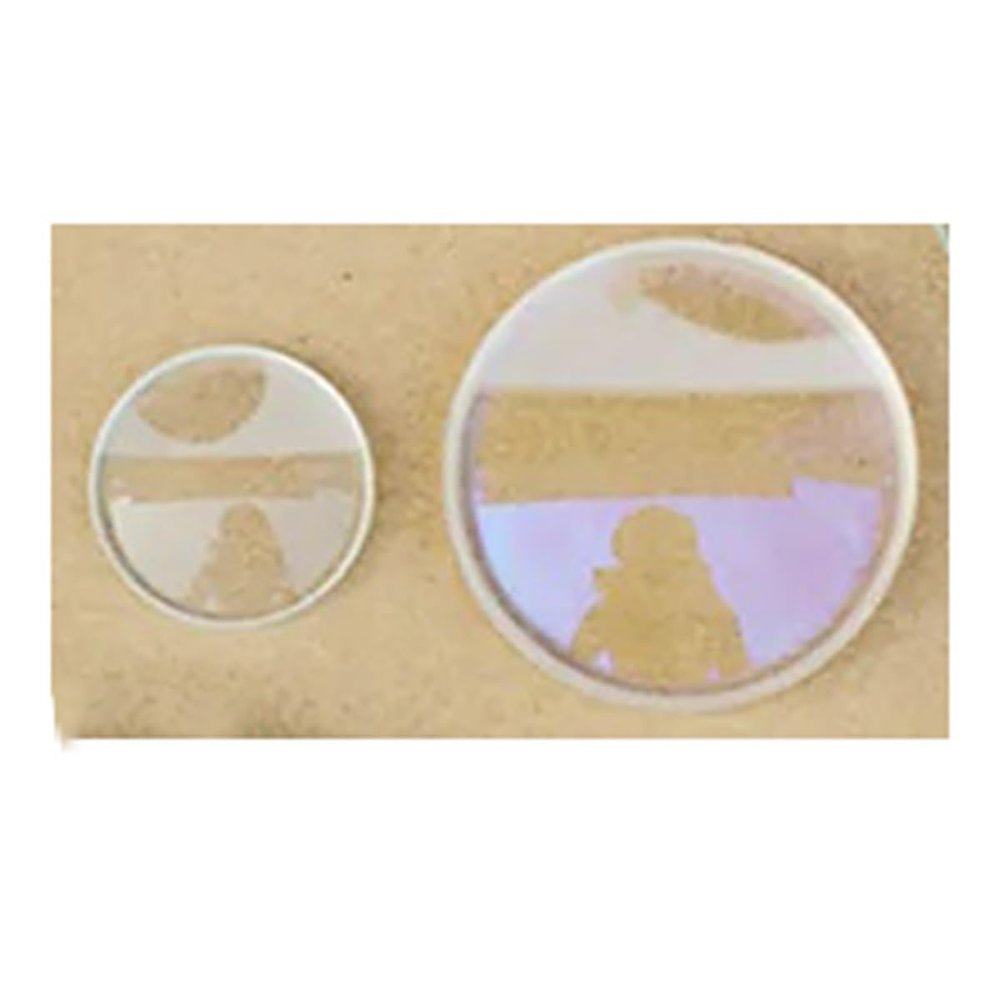 Telescope Accessory Set 2pcs Optical Experiment Equipment Diameter 3cm Optics Double Concave Convex Lens Telescope Camera