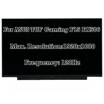 120Hz 15.6" for ASUS TUF Gaming F15 FX506H FX506L FX506LU FHD 1920x1080 IPS LCD LED Screen Panel Display