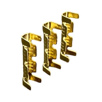 50/100/200pcs 453 u-Shaped 0.3-1.5mm2 Wiring Tab Cold Inserts Connectors Cold Terminal Terminal (Color : 50pcs)