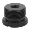 ASHATA Tripod Thread Adapter, Microphone Screw Adapter Mount Conversion 1/4 Female to 5/8 Male (Black F18A) view 2