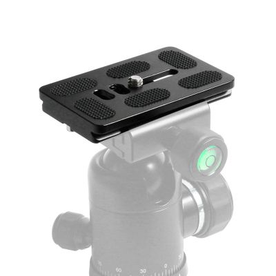 GOWENIC Universal Quick Release Plate, SLR Camera Tripod Quick Setup Plate, 1/4 Hand Screw, Non Slip Hex Screws, Rubber Pads, Aluminium Alloy, Photography Accessory