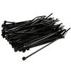 ECOOPTS 8 inch Black Heavy Duty Zip Ties (100 Pack) 50lbs Tensile Strength, Nylon Cable Wire Ties for Indoor and Outdoor, Artificial Faux Ivy Fence Privacy Screen view 1