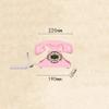 Telephone Retro Vintage Antique American Wired Home Fixed Landline Telephone Black Pink Fixed Telephone view 2