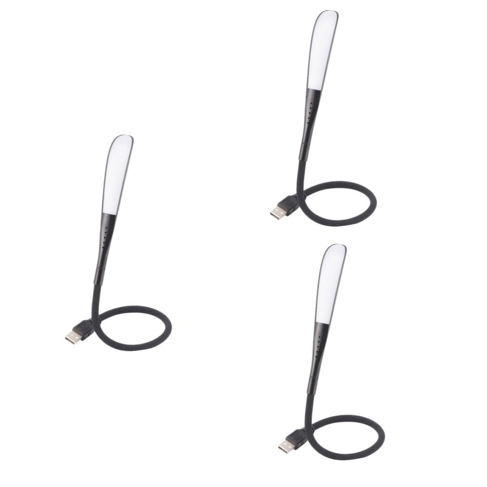 DOITOOL 3pcs Led Night Light Touch Control Lamp Usb Bedroom Lamp Eco-friendly Led Lights Night for Laptop Notebook