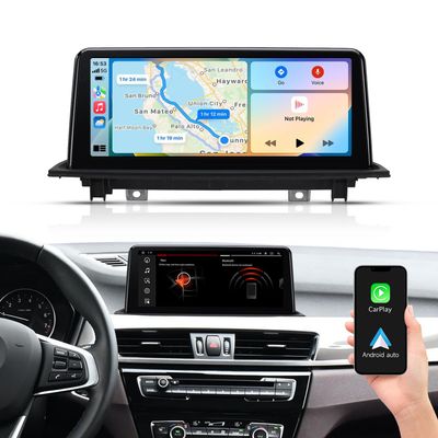 10.25 Inch Linux Screen Android AUTO Wireless Carplay Touch Screen for BMW X1 F48 X2 F49 from 2015 to 2017 NBT Linux System Multimedia GPS Player