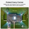 aosu Security Cameras Outdoor Wireless, 4 Cam-Kit, No Subscription, Solar-Powered, Home Security Cameras System with 360 Pan & Tilt, Auto Tracking, 2K Color Night Vision, Easy Setup, 2.4 & 5GHz WiFi view 2
