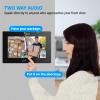 1080P Video Door Phone Apartment Doorbell Intercom,2PC 10 Inch Wired Touch Screen Monitor,5 in 1 Wireless Tuya WiFi Unlock,Supporting Fingerprint,RFID,Password,Motion Detect for Home Villa,32G view 4