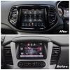 7" uconnect Touch Screen Digitizer LCD Monitor Radio Navigation Compatible with Jeep Compass 2017 2018 2019 2020 Radio Navigation Replace # TDO-WXGA0700K00033-V2 TDO-WXGA0700K00057-V1 view 4
