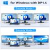 Selore USB C Dock 3 HDMI, Docking Station Dual Monitor,16 in 1 Laptop Docking Station 3 Monitors with Triple HDMI,10G USB A/C 3.1,100W PD,SD/TF,Ethernet,USB C Hub,USB C Dongle for Windows Mac view 3