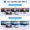 Selore USB C Dock 3 HDMI, Docking Station Dual Monitor,16 in 1 Laptop Docking Station 3 Monitors with Triple HDMI,10G USB A/C 3.1,100W PD,SD/TF,Ethernet,USB C Hub,USB C Dongle for Windows Mac view 4