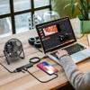 USB HUB 4 Port USB 2.0 Port PC Tablet Portable OTG Aluminum USB Splitter Cable Accessories view 3