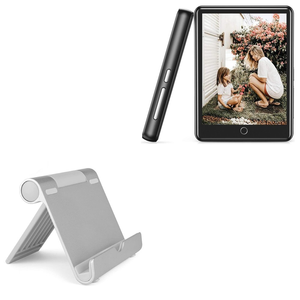 BoxWave Stand and Mount Compatible with YFFIZQ Eggreh-260 - VersaView Aluminum Stand, Portable, Multi Angle Viewing Sturdy