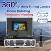 7 Inch Underwater Fishing Video Camera Fish Finder IP68 360 Degree Rotating Dome Rotating Panoramic Viewing Camera,50m (50m) view 2